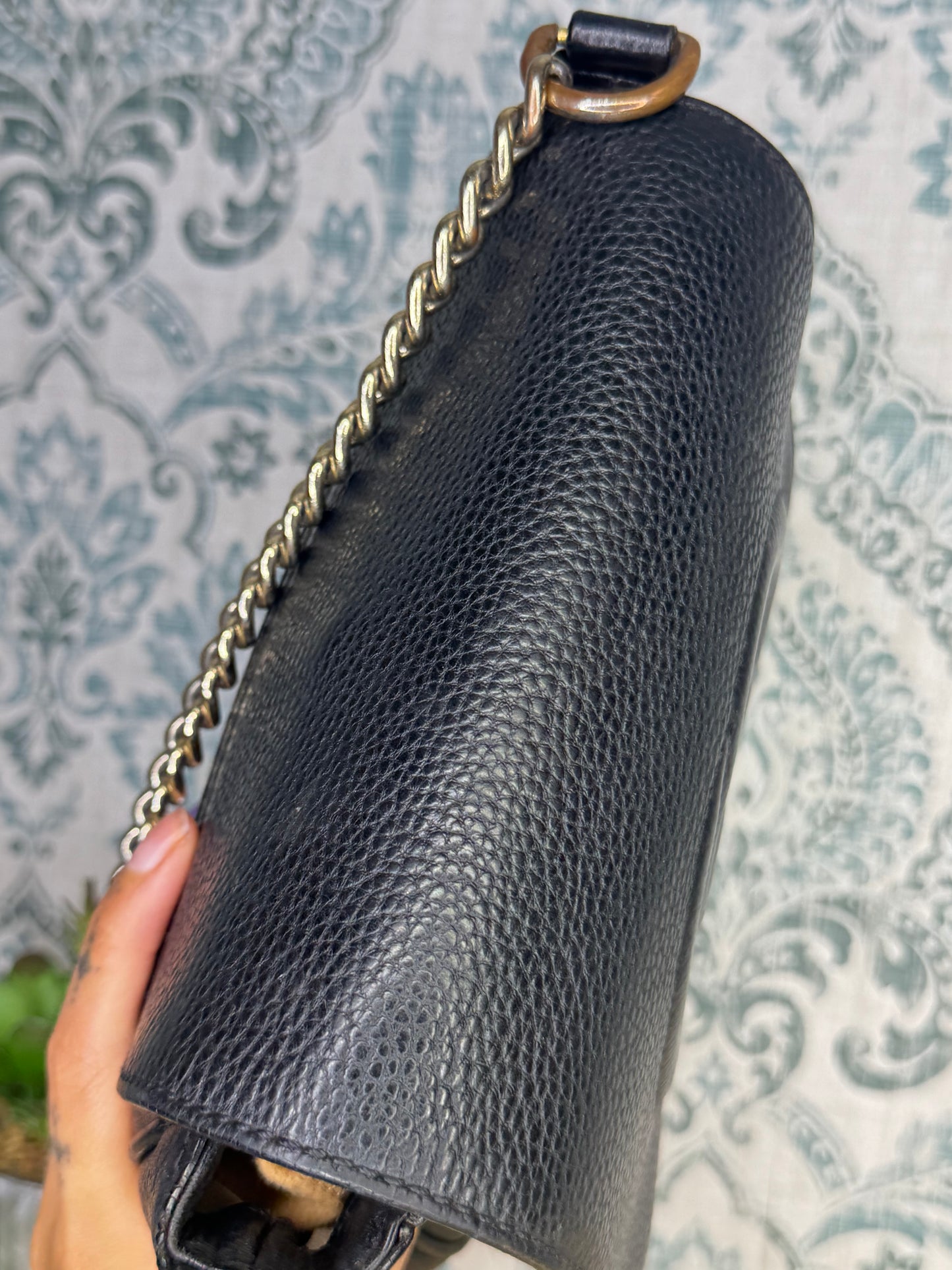 Louis Vuitton Gucci Black Soho Small Flap Crossbody