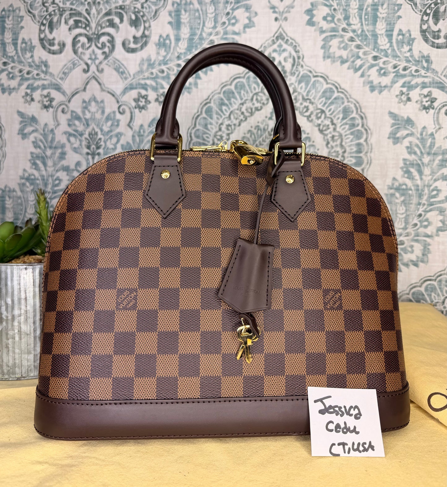 Louis Vuitton Alma PM Damier Ebene New Model