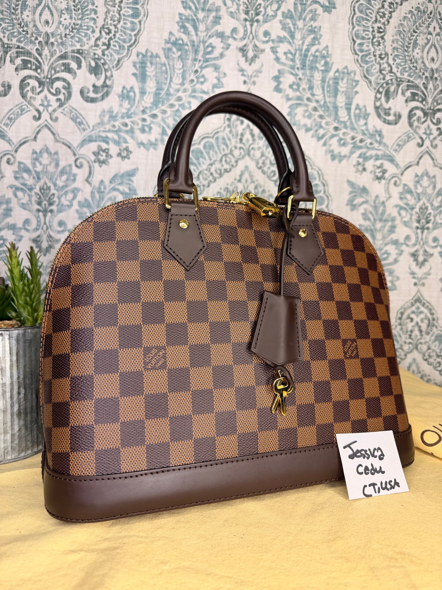 Louis Vuitton Alma PM Damier Ebene New Model