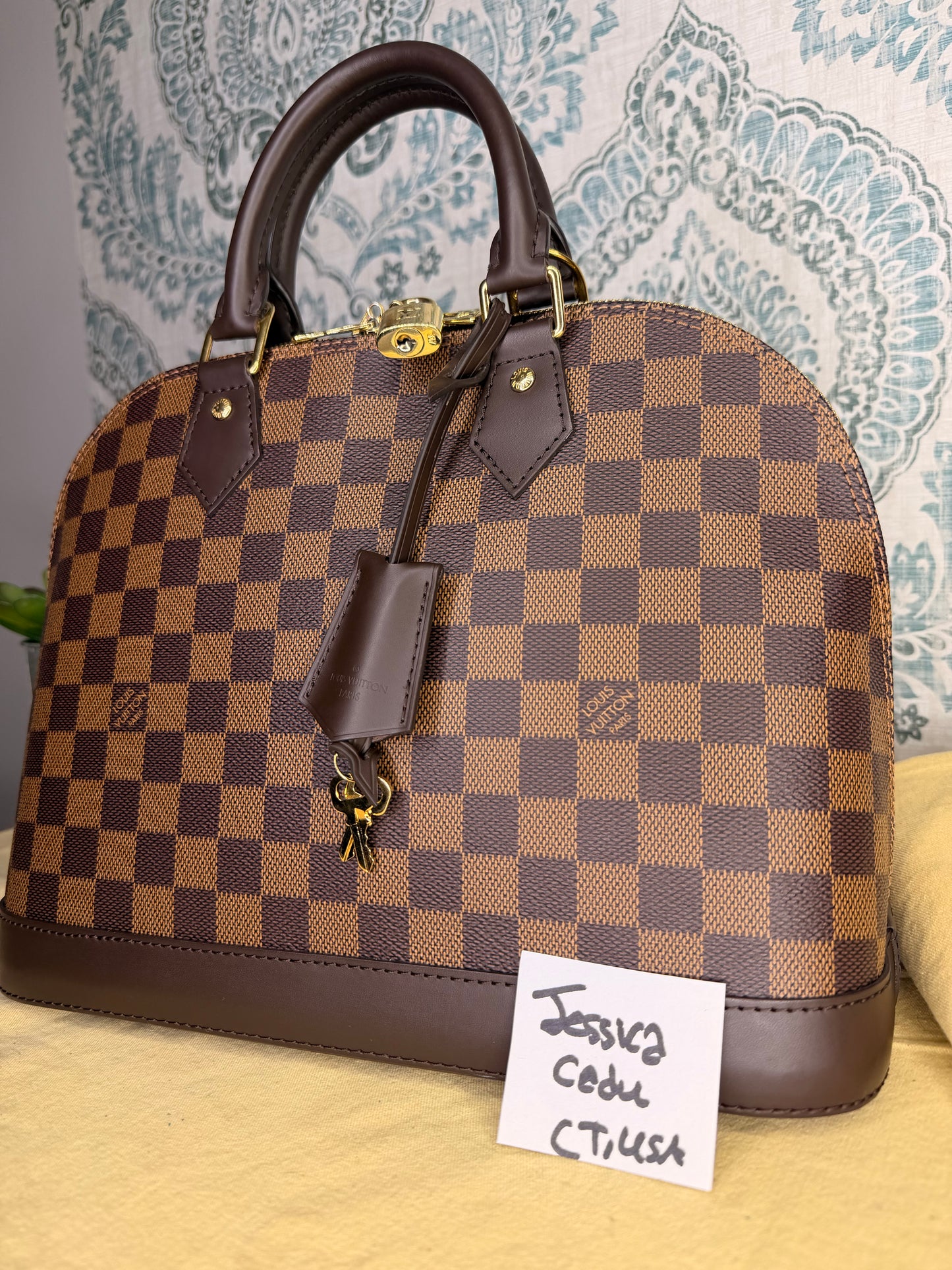 Louis Vuitton Alma PM Damier Ebene New Model