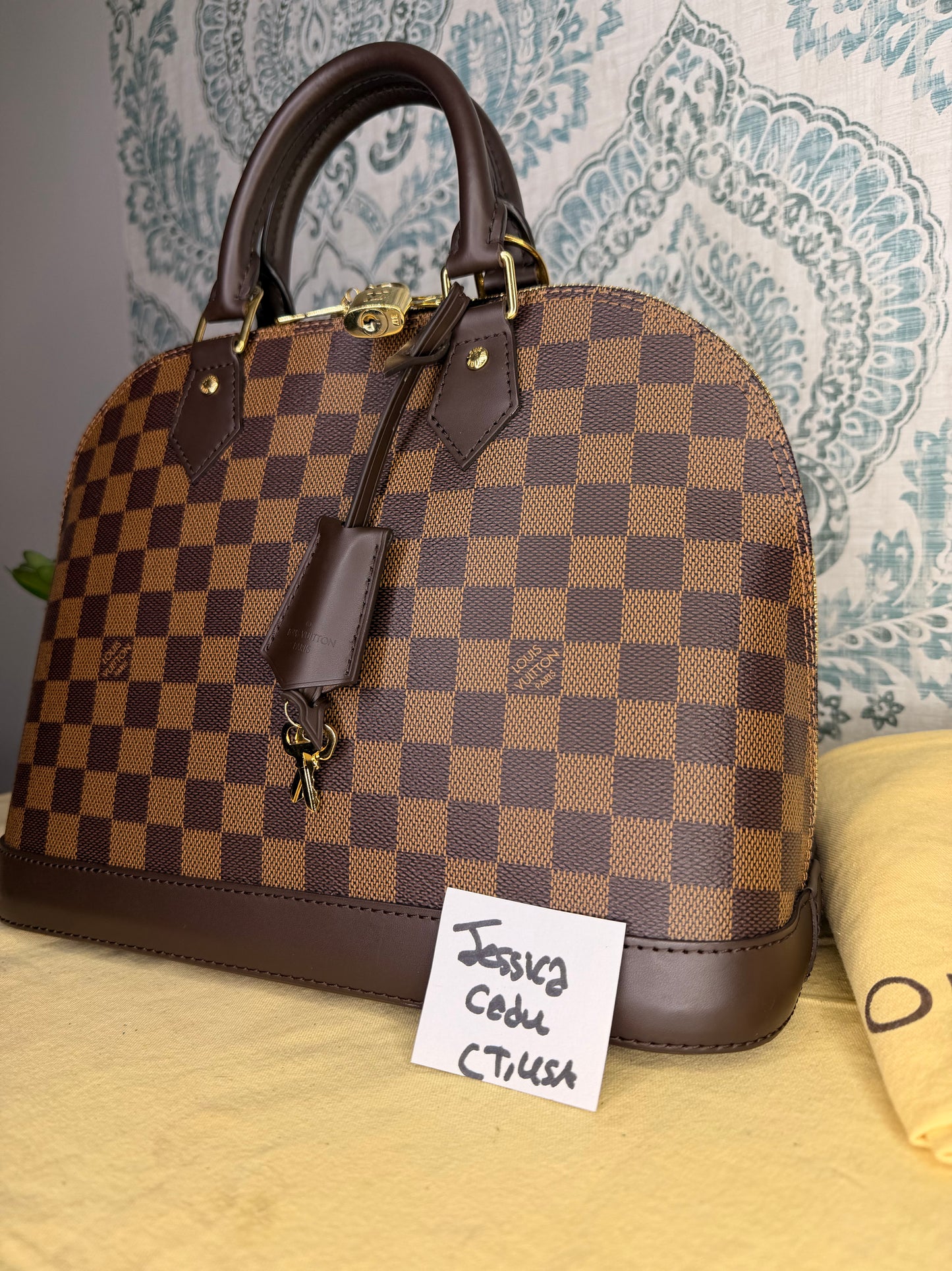 Louis Vuitton Alma PM Damier Ebene New Model