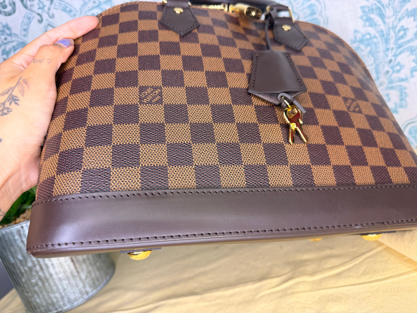Louis Vuitton Alma PM Damier Ebene New Model