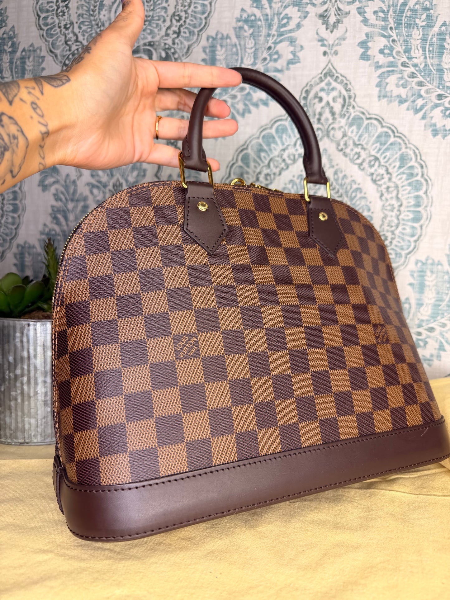 Louis Vuitton Alma PM Damier Ebene New Model