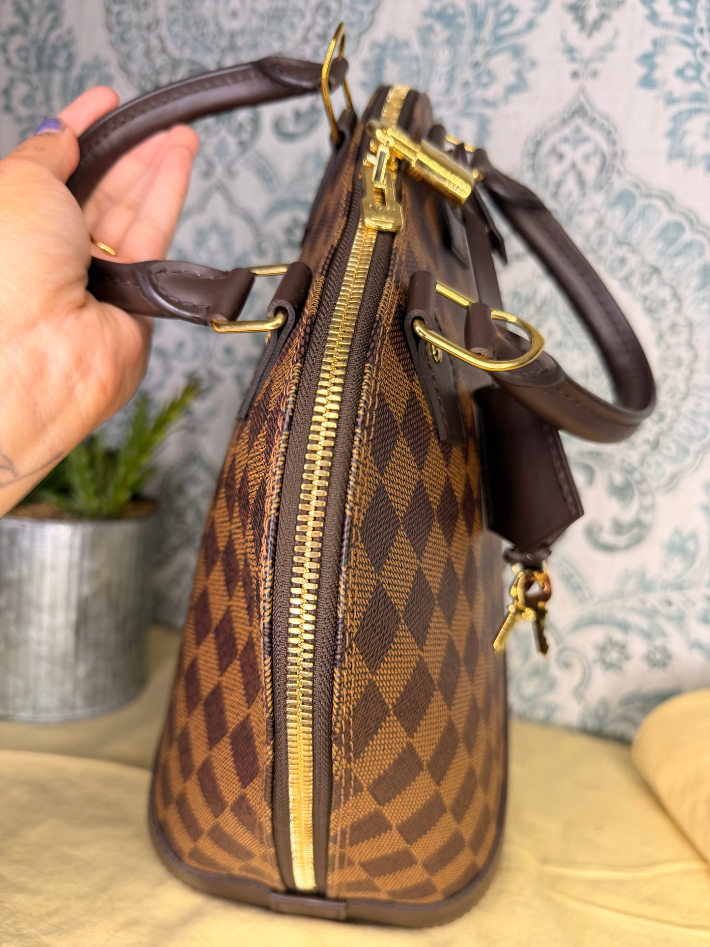 Louis Vuitton Alma PM Damier Ebene New Model