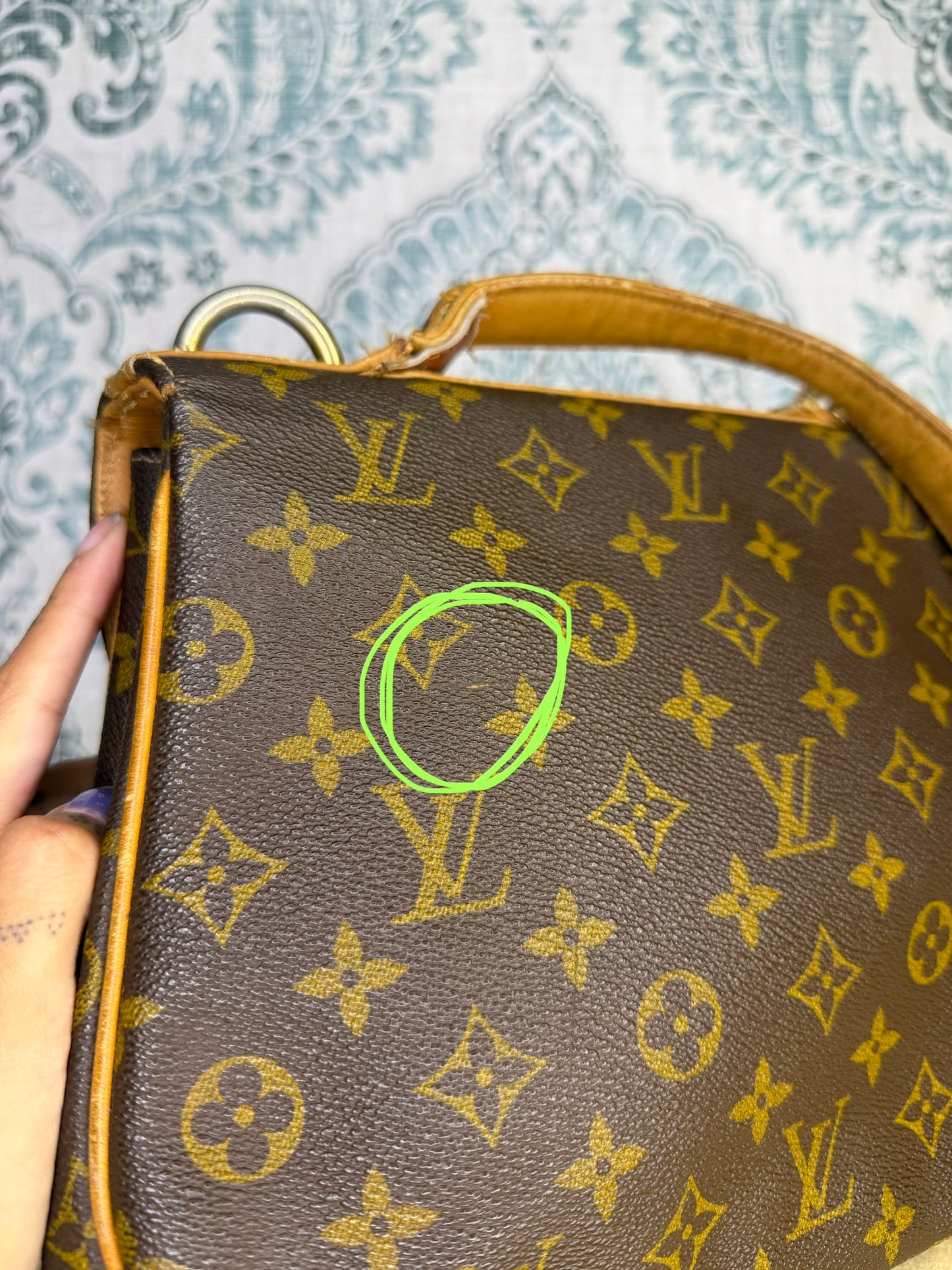 Louis Vuitton Saks Fifth Ave Handbag (damaged)