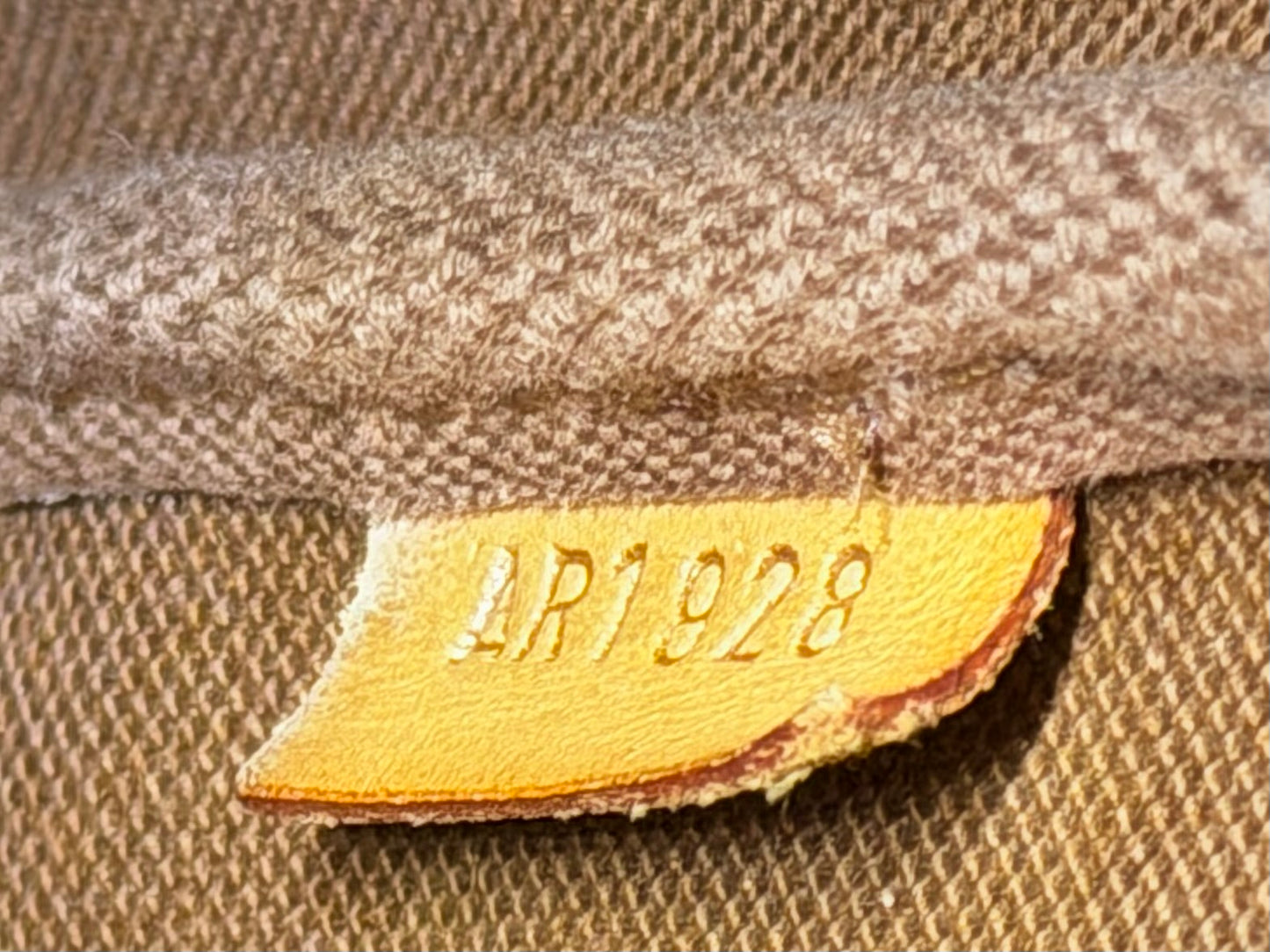 Louis Vuitton Pochette Accessories with Monogram Strap)