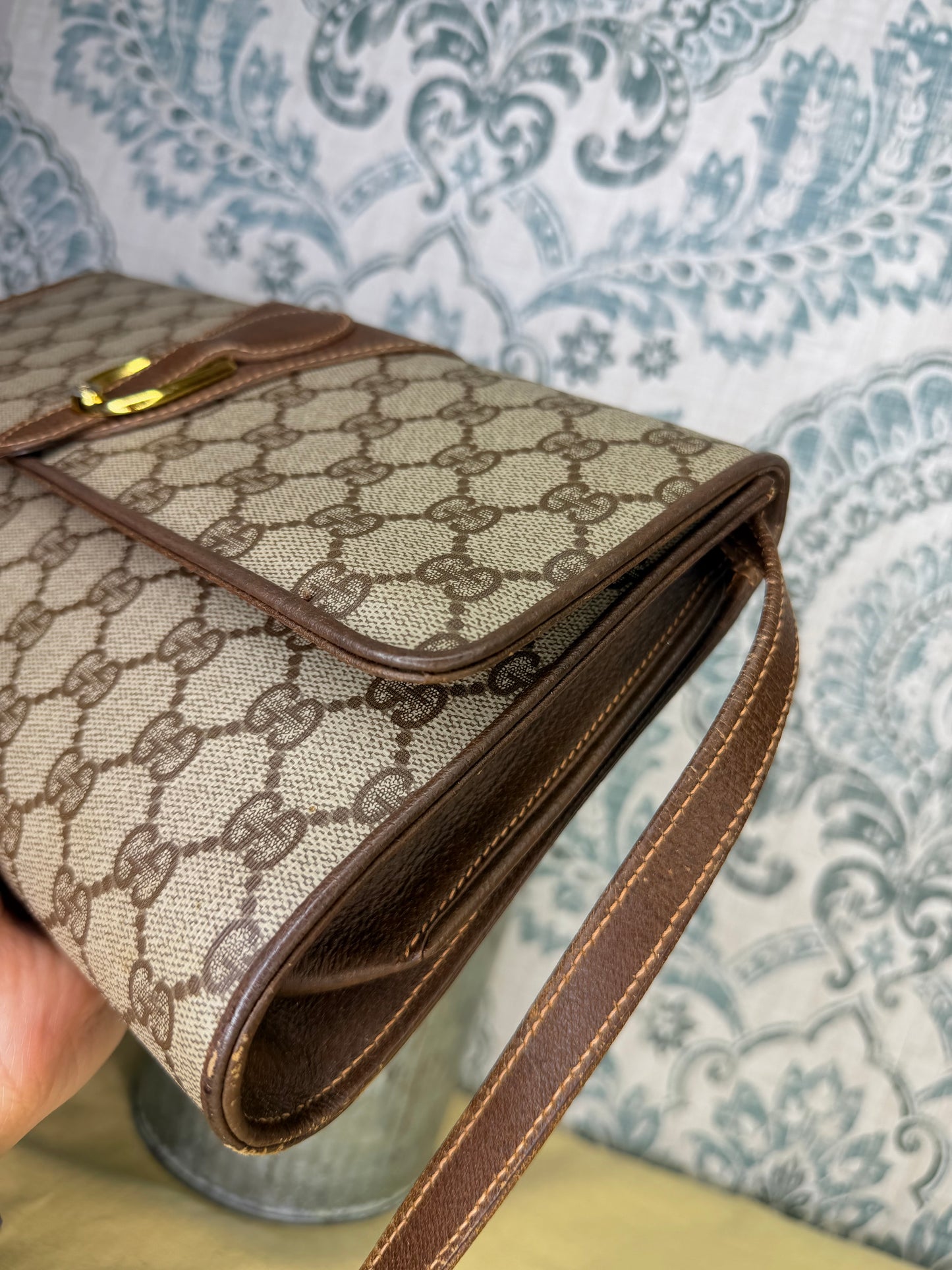 Gucci Supreme Vintage 2way Purse/Clutch