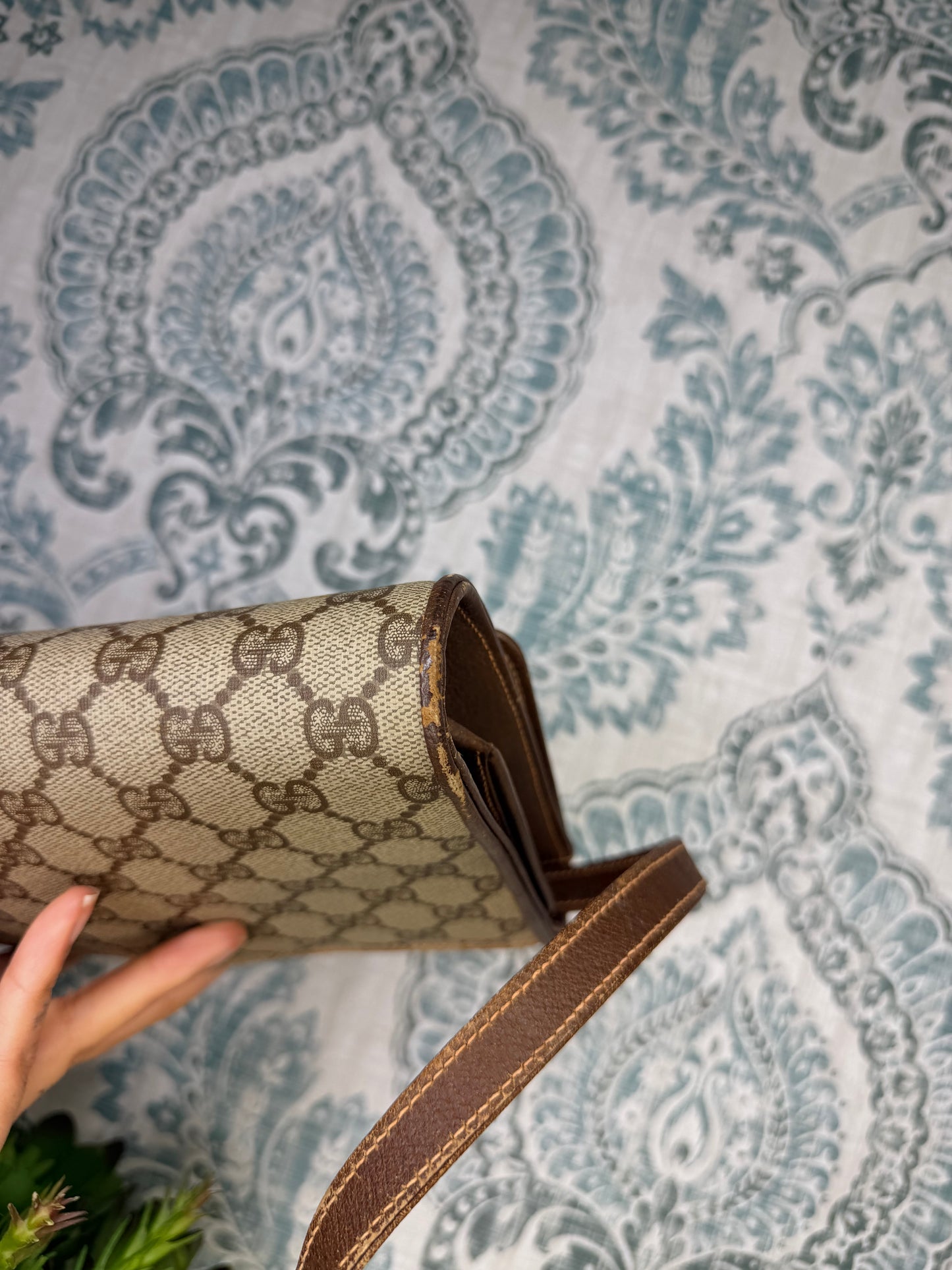 Gucci Supreme Vintage 2way Purse/Clutch