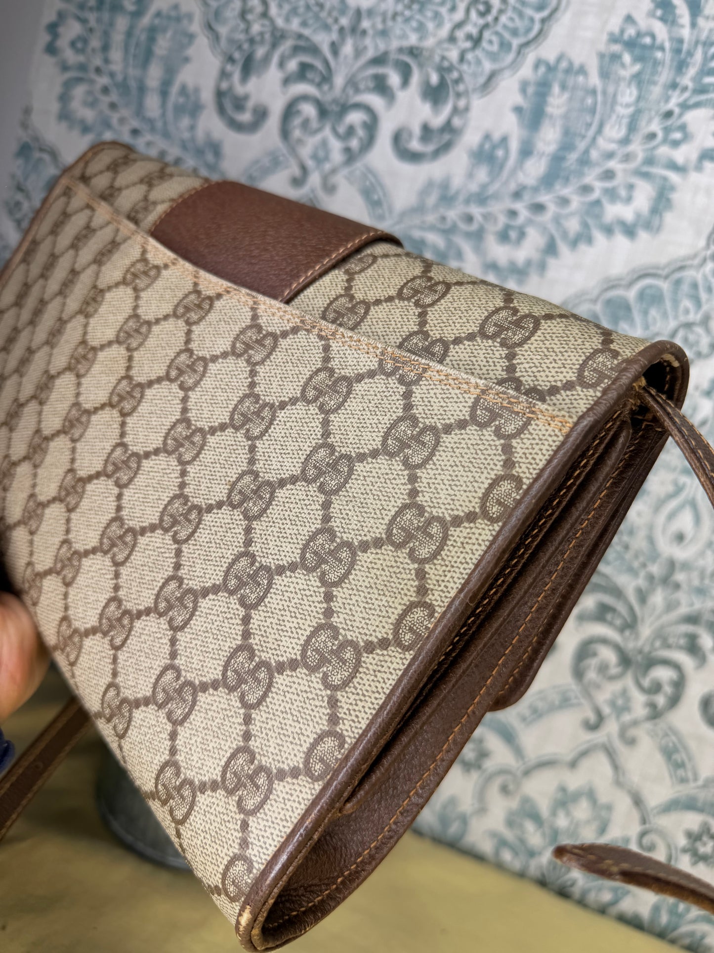 Gucci Supreme Vintage 2way Purse/Clutch