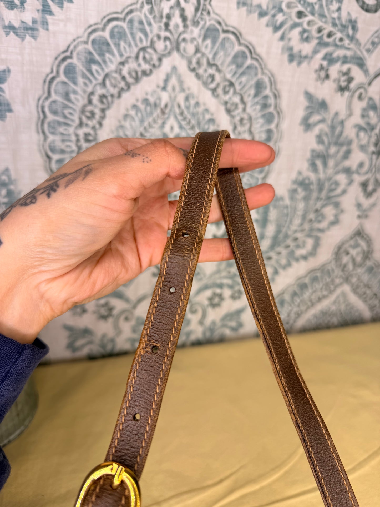Gucci Supreme Vintage 2way Purse/Clutch