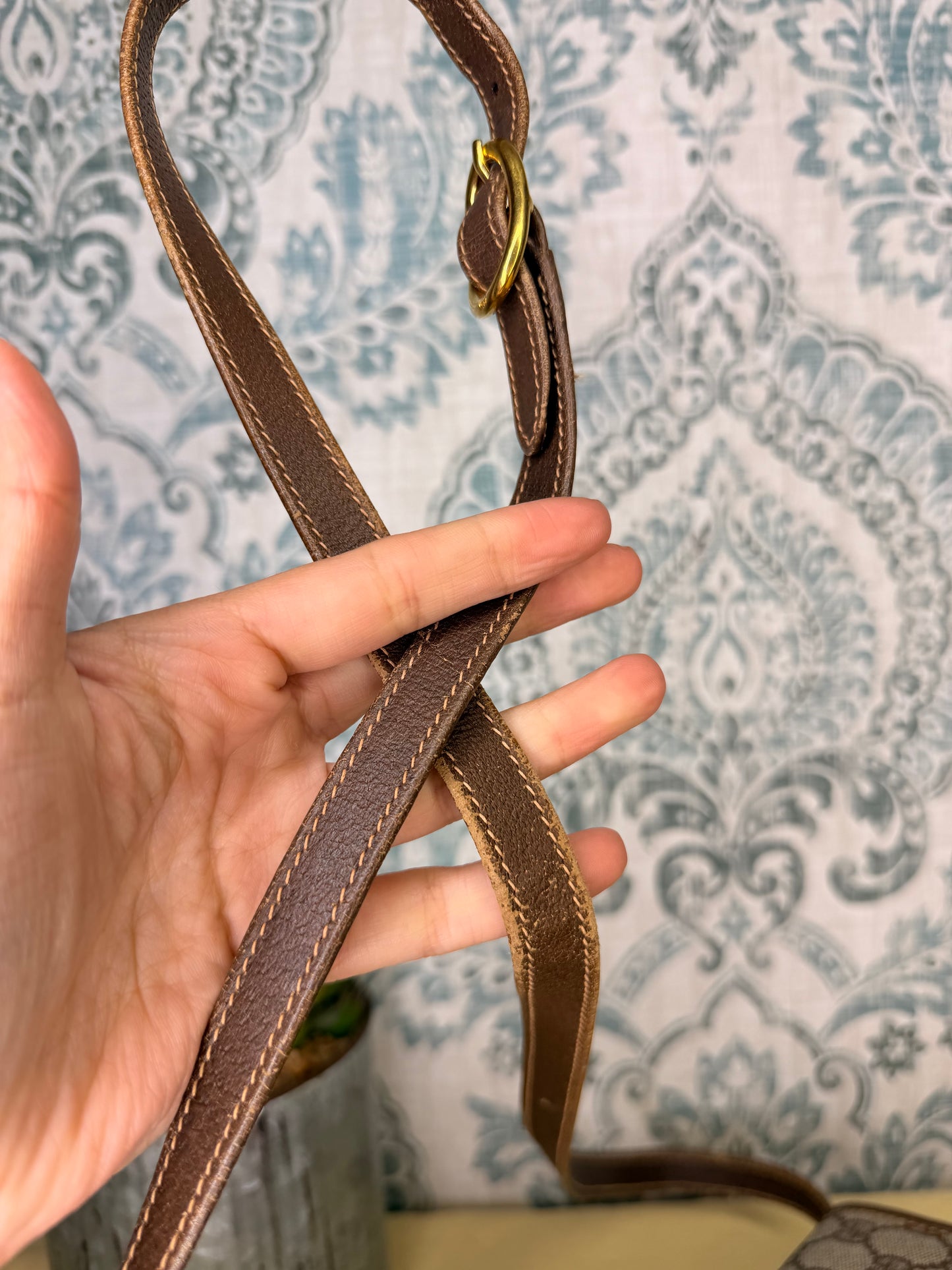Gucci Supreme Vintage 2way Purse/Clutch