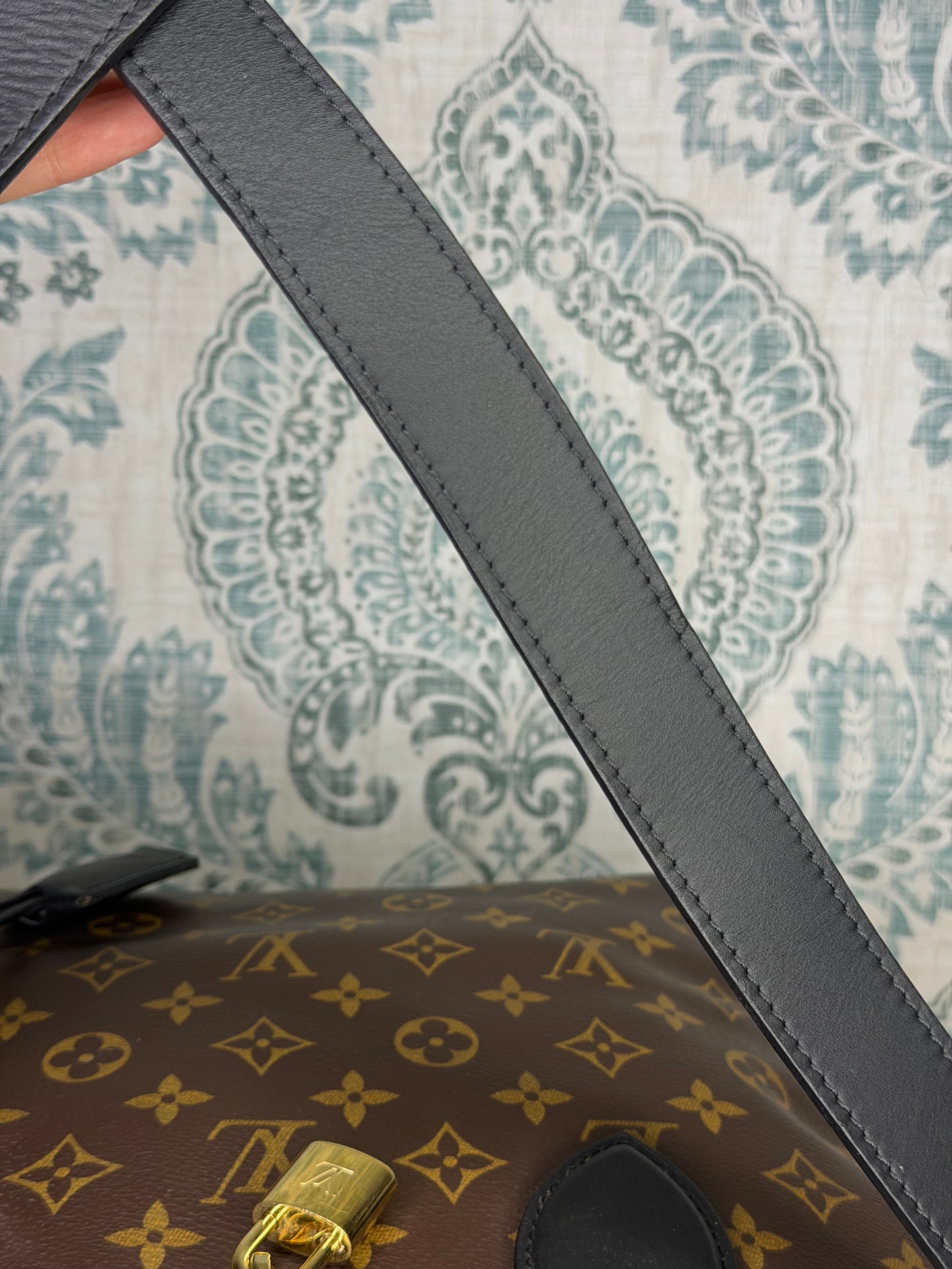 Louis Vuitton Flower Zipped Tote MM Black