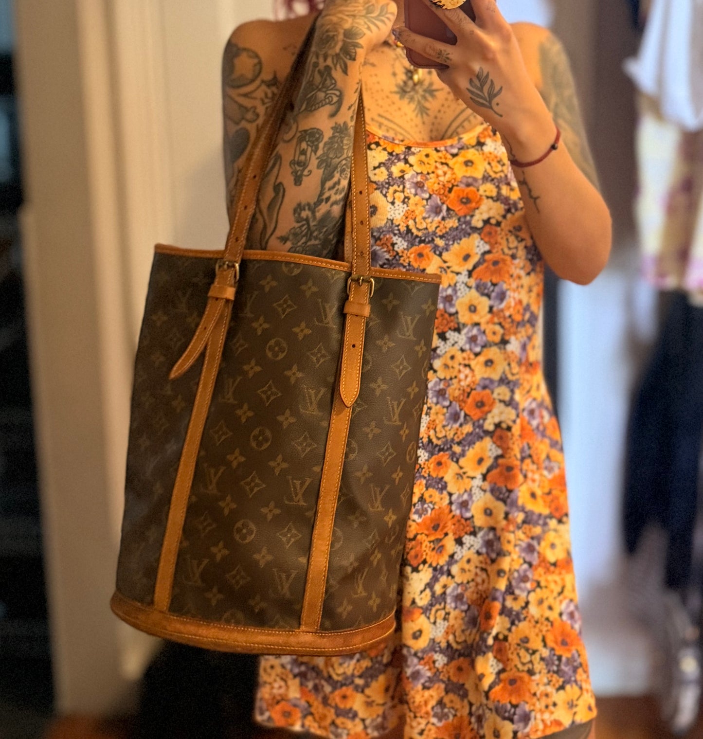 Louis Vuitton Bucket GM #3 (NO PEELING🔥)