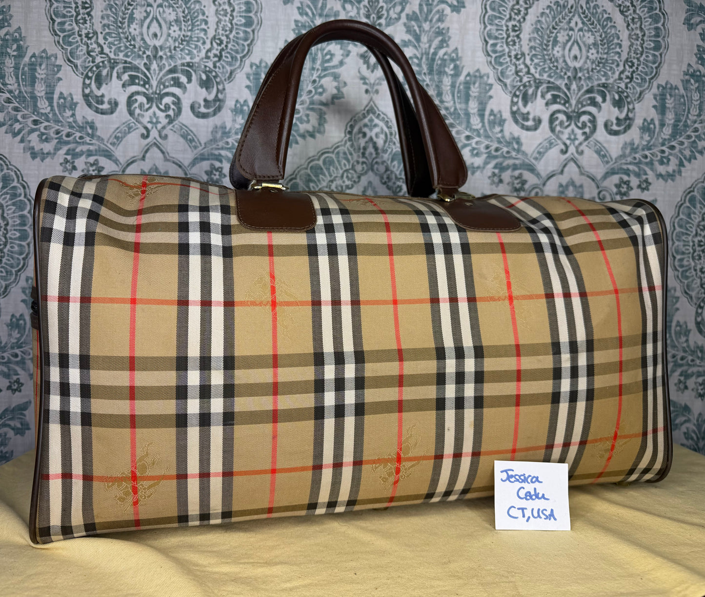 Burberry Nova Check Duffle