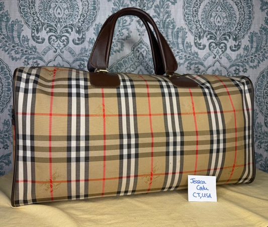 Burberry Nova Check Duffle