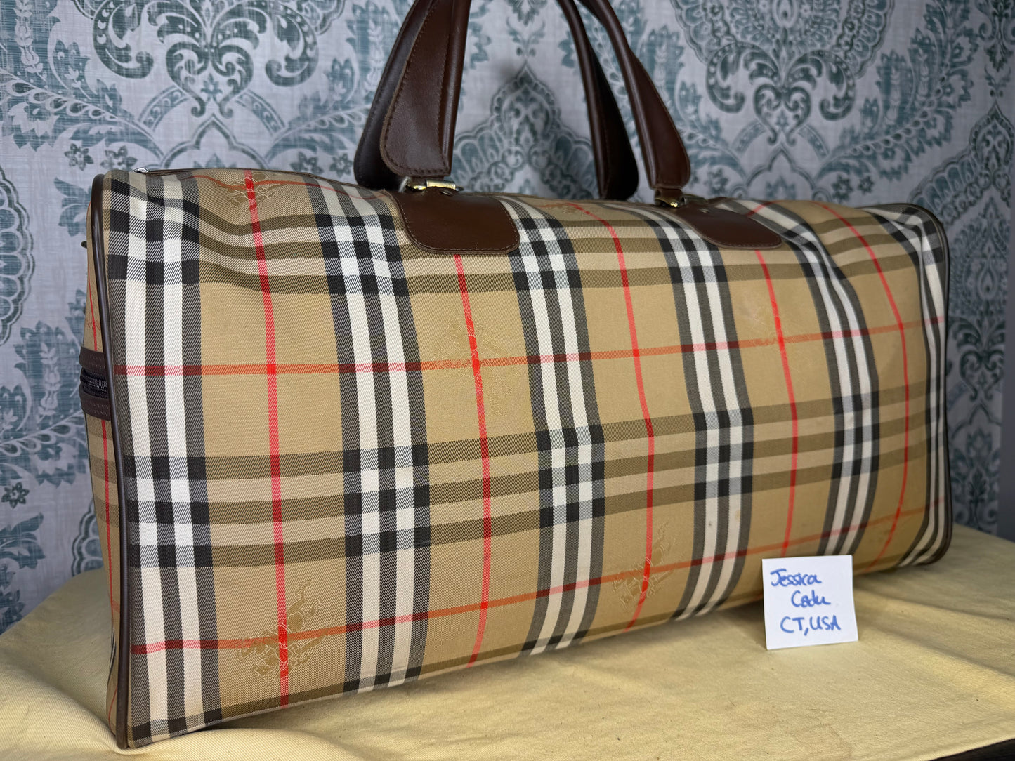 Burberry Nova Check Duffle