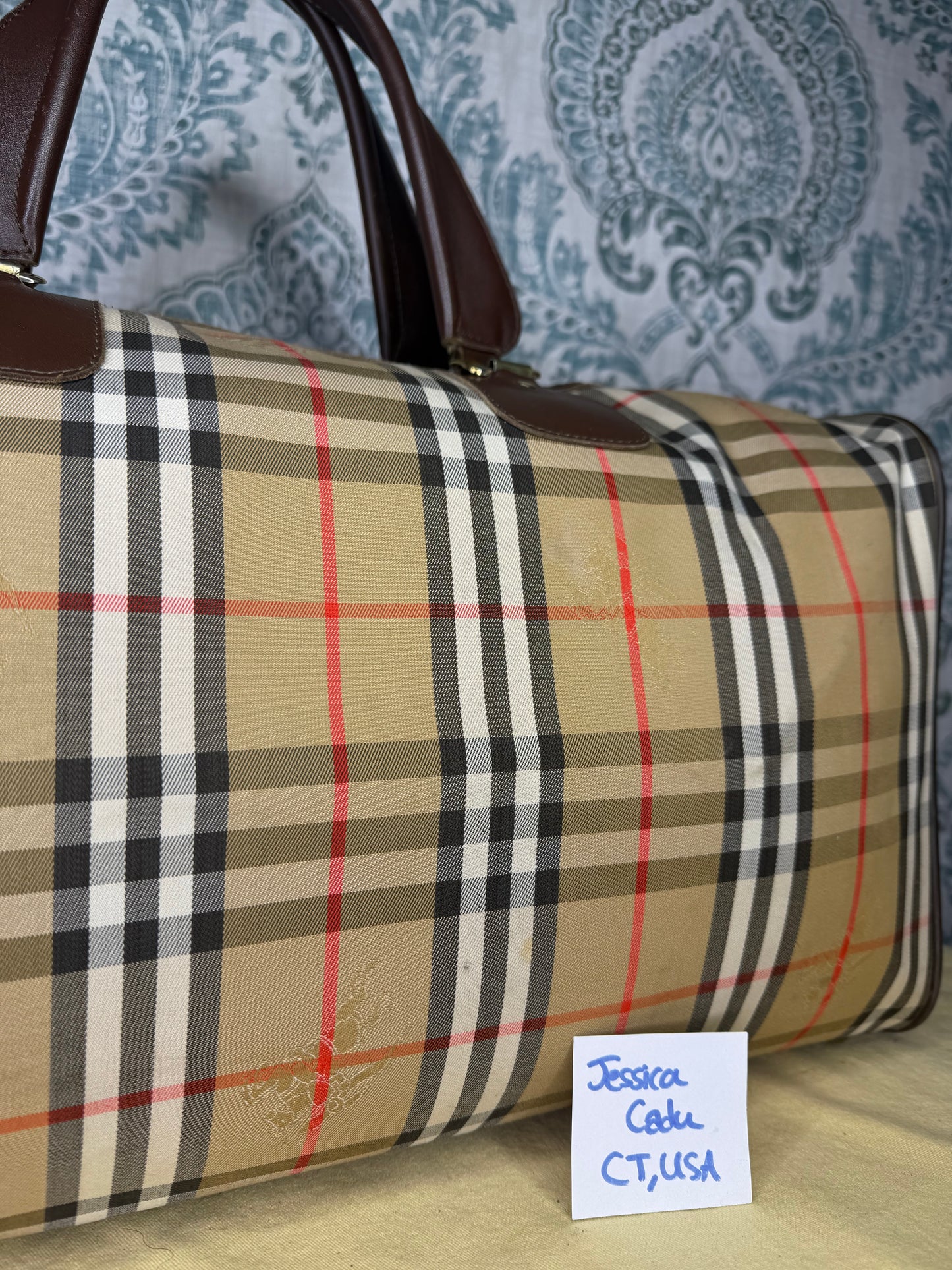 Burberry Nova Check Duffle