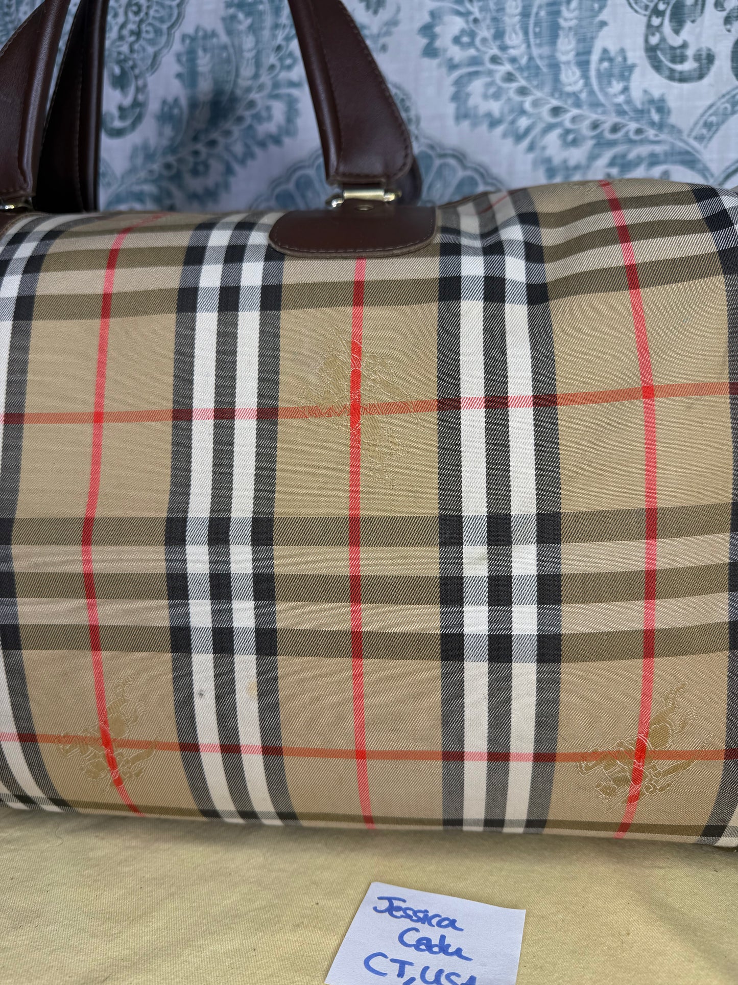 Burberry Nova Check Duffle