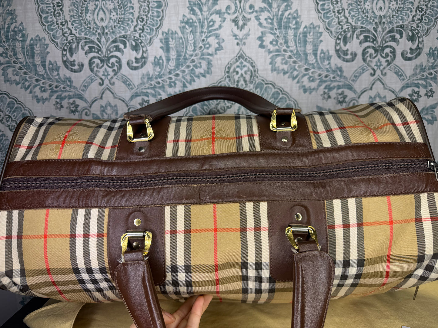 Burberry Nova Check Duffle