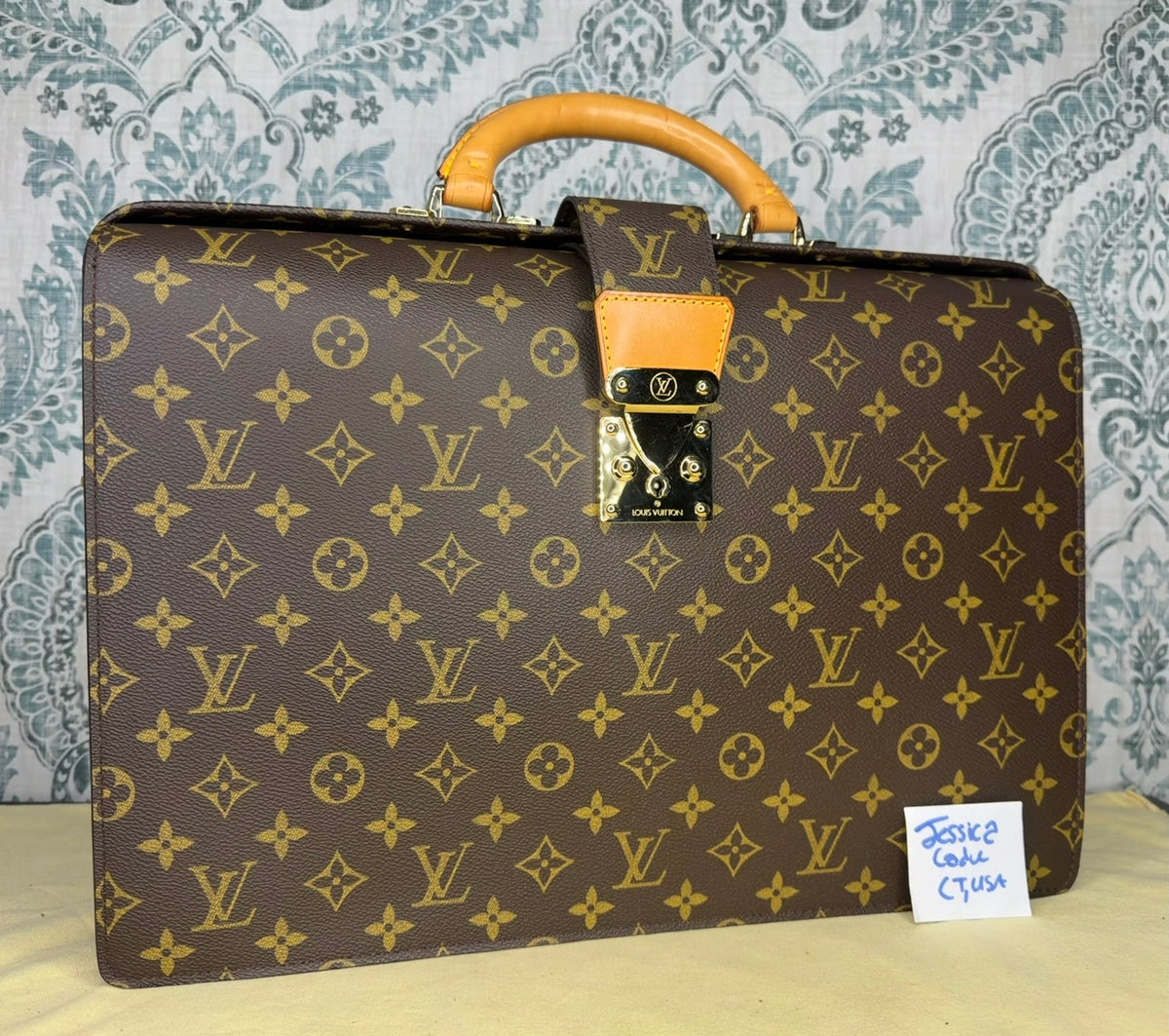 Louis Vuitton Serviette Fermoir Briefcase