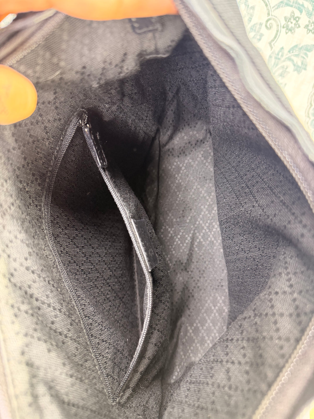 Gucci Black Nylon Canvas Shoulder Purse