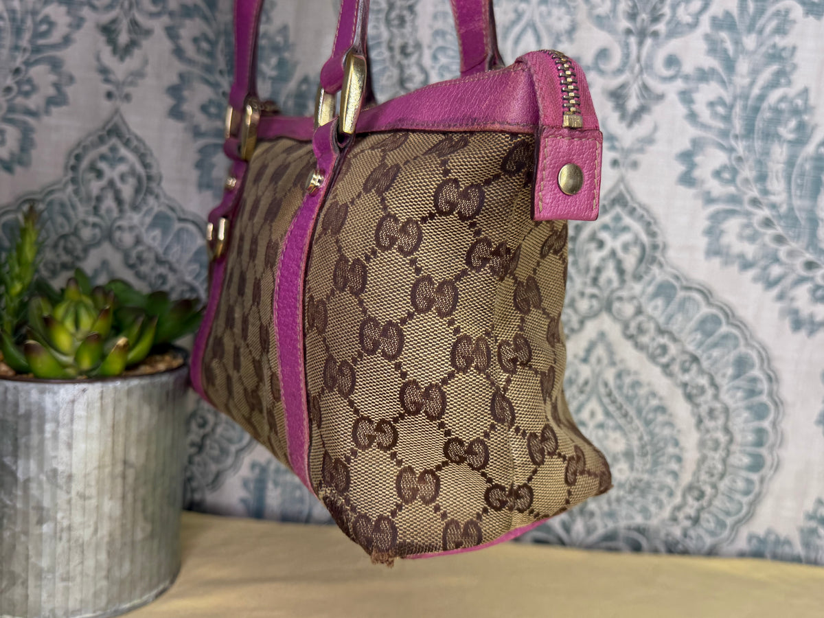 Gucci Small Abbey Pink Tote